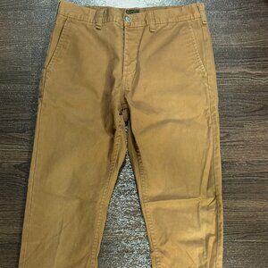 Obey Wool Cuff Camel Chinos - Mens 30